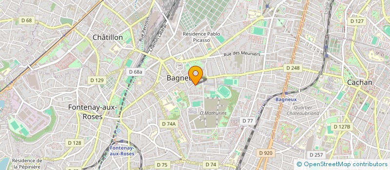 localisation de l'entreprise MONSIEUR CLEMENT MIGNOT à BAGNEUX