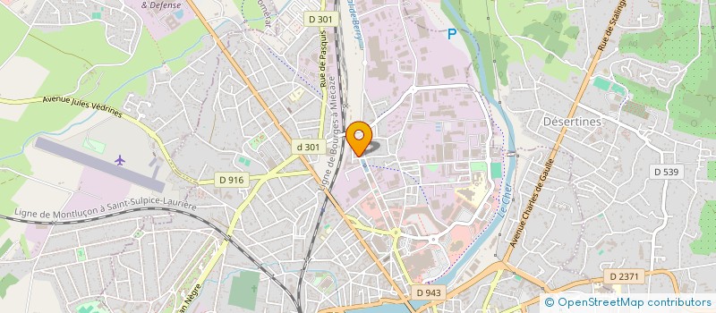 localisation de l'entreprise MONSIEUR CLEMENT MILIEN  MONTLUCON