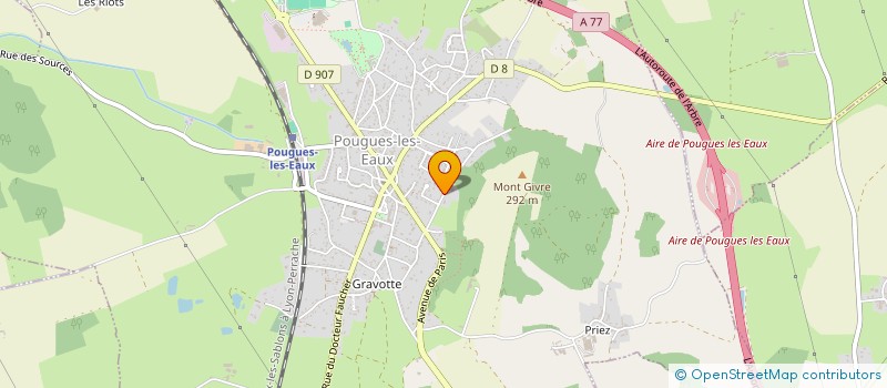 localisation de l'entreprise MONSIEUR CLEMENT MILLOT  POUGUES-LES-EAUX