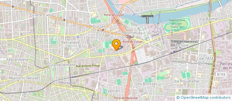 localisation de l'entreprise MONSIEUR CLEMENT MINARD  VILLEURBANNE