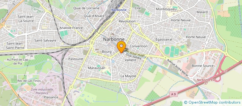 localisation de l'entreprise MONSIEUR CLEMENT MIRA--LACUBE  NARBONNE