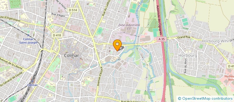 localisation de l'entreprise MONSIEUR CLEMENT MIRANDA  COLMAR
