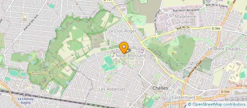 localisation de l'entreprise MONSIEUR CLEMENT MOESAN  CHELLES