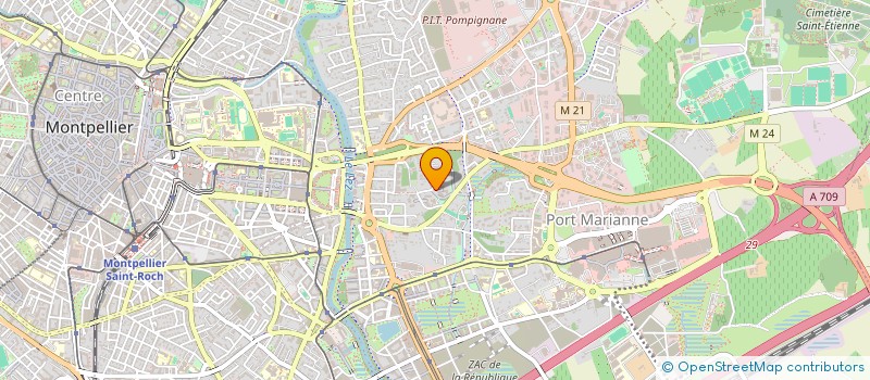 localisation de l'entreprise MONSIEUR CLEMENT MOINE à MONTPELLIER