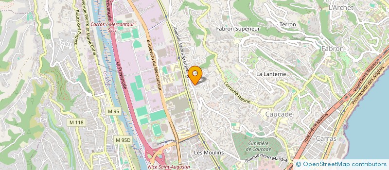 localisation de l'entreprise MONSIEUR CLEMENT MOLINA à NICE