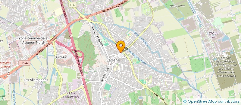 localisation de l'entreprise MONSIEUR CLEMENT MONNET  VEDENE