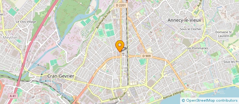 localisation de l'entreprise MONSIEUR CLEMENT MONNIER  ANNECY