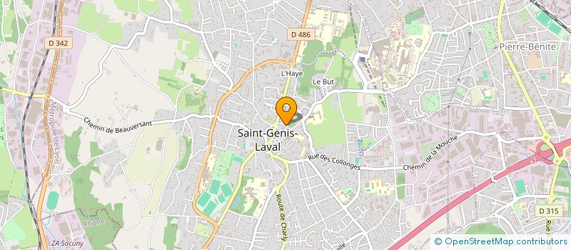 localisation de l'entreprise MONSIEUR CLEMENT MONNOT  SAINT-GENIS-LAVAL