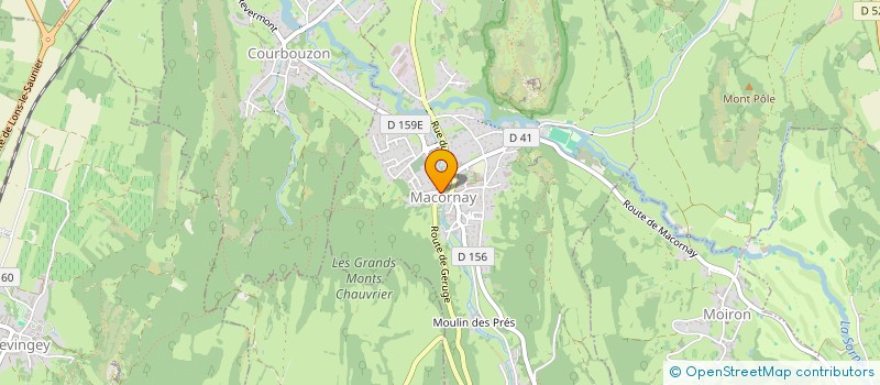 localisation de l'entreprise MONSIEUR CLEMENT MONTEDURO  MACORNAY