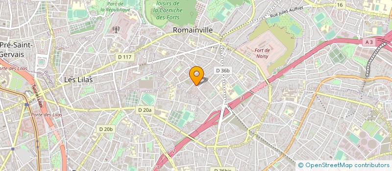 localisation de l'entreprise MONSIEUR CLEMENT MONTFORT à ROMAINVILLE
