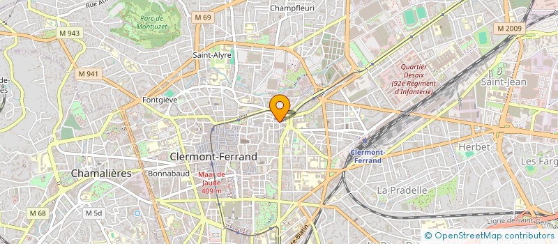 localisation de l'entreprise MONSIEUR CLEMENT MORANGE  CLERMONT-FERRAND