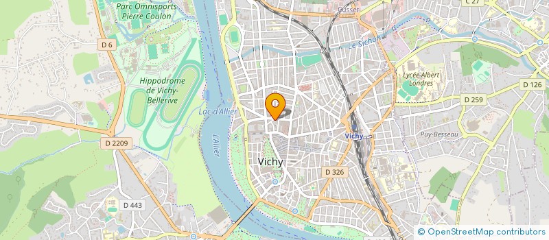 localisation de l'entreprise MONSIEUR CLEMENT MOREAU à VICHY