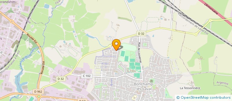 localisation de l'entreprise MONSIEUR CLEMENT MORENNE  BONCHAMP-LES-LAVAL