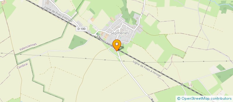 localisation de l'entreprise MONSIEUR CLEMENT MORIAMEZ  SEPMERIES