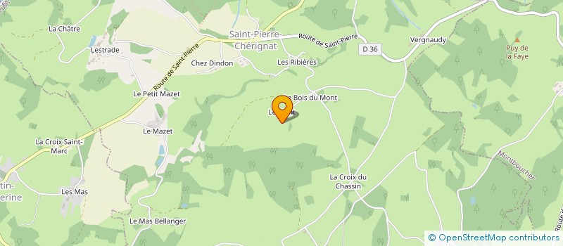 localisation de l'entreprise MONSIEUR CLEMENT MORLOT à CHATELUS-LE-MARCHEIX