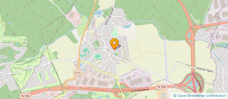 localisation de l'entreprise MONSIEUR CLEMENT MOSCA  TIGERY