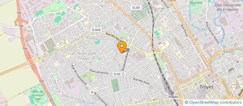 localisation de l'entreprise MONSIEUR CLEMENT MOUCHET à TROYES