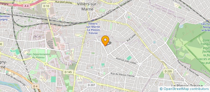 localisation de l'entreprise MONSIEUR CLEMENT MOULARE à CHAMPIGNY-SUR-MARNE
