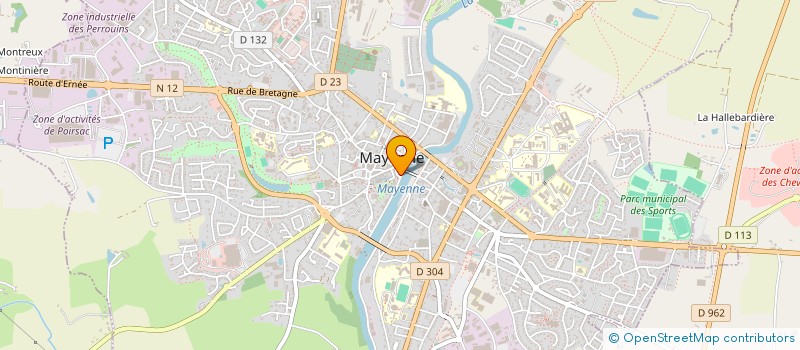 localisation de l'entreprise MONSIEUR CLEMENT MOUSSAY à MAYENNE