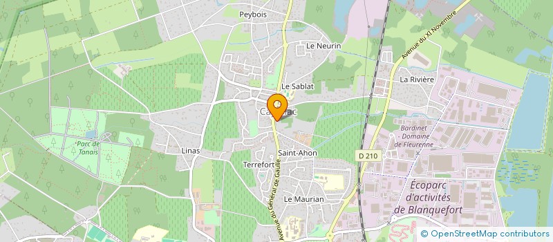 localisation de l'entreprise MONSIEUR CLEMENT MOYSAN à BLANQUEFORT