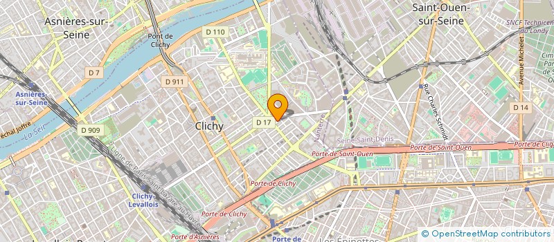 localisation de l'entreprise MONSIEUR CLEMENT MUGISHA à CLICHY