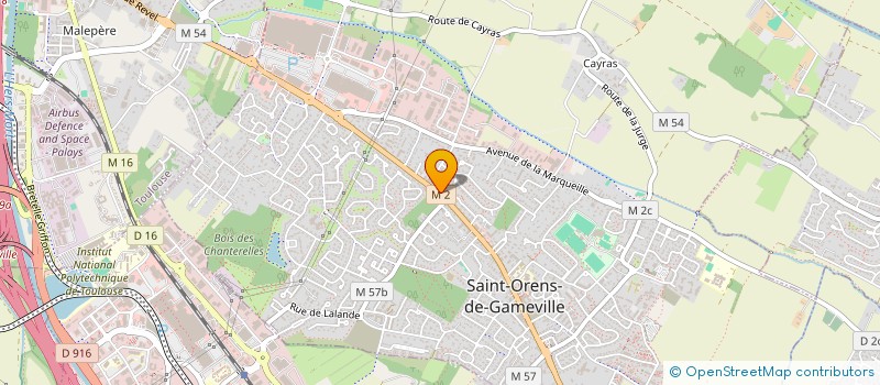 localisation de l'entreprise MONSIEUR CLEMENT MUTEZ à SAINT-ORENS-DE-GAMEVILLE