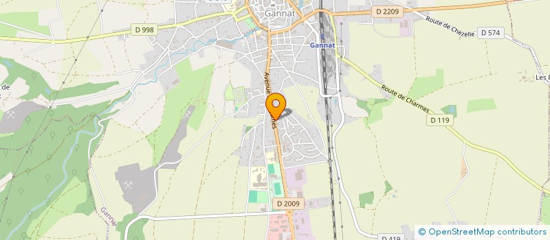 localisation de l'entreprise MONSIEUR CLEMENT NAFFRECHOUX  GANNAT