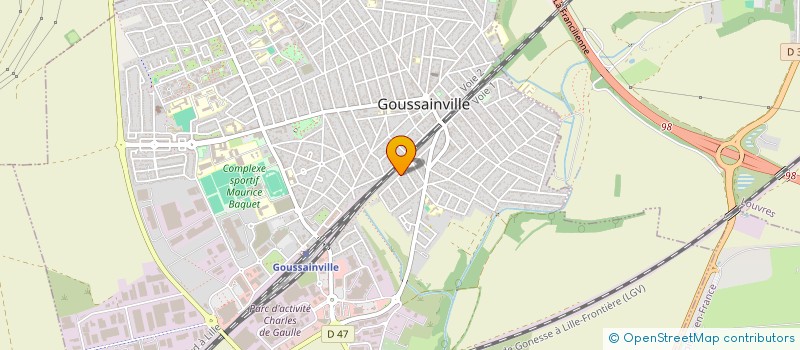 localisation de l'entreprise MONSIEUR CLEMENT NDOTIZO  GOUSSAINVILLE