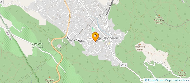 localisation de l'entreprise MONSIEUR CLEMENT NEBOT  ROCBARON