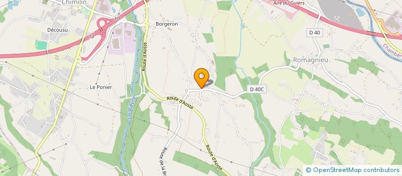 localisation de l'entreprise MONSIEUR CLEMENT NEGRE à ROMAGNIEU