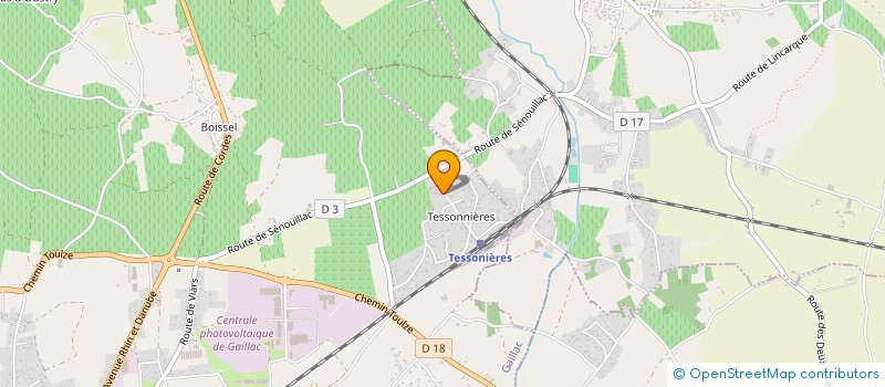 localisation de l'entreprise MONSIEUR CLEMENT NEGRIER  GAILLAC