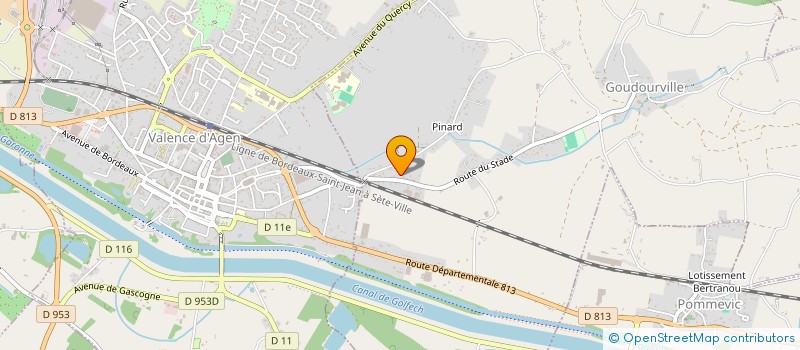 localisation de l'entreprise MONSIEUR CLEMENT NICOSIA  GOUDOURVILLE