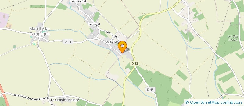 localisation de l'entreprise MONSIEUR CLEMENT NION  MARCILLY-LA-CAMPAGNE