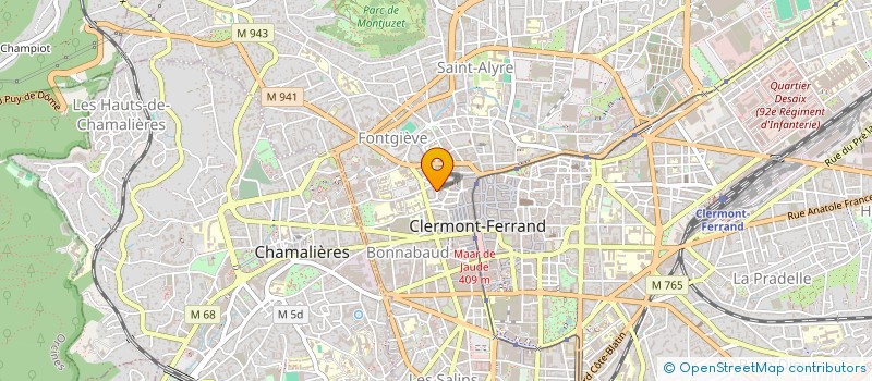 localisation de l'entreprise MONSIEUR CLEMENT NOEL à CLERMONT FERRAND
