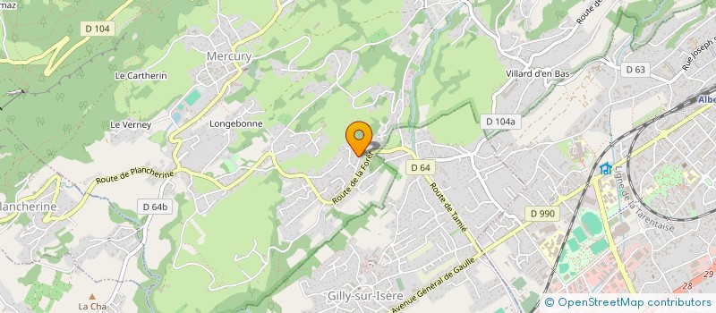 localisation de l'entreprise MONSIEUR CLEMENT NOEL  PALLUD