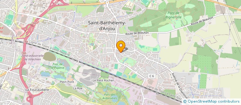 localisation de l'entreprise MONSIEUR CLEMENT NORMAND à SAINT-BARTHELEMY-D'ANJOU