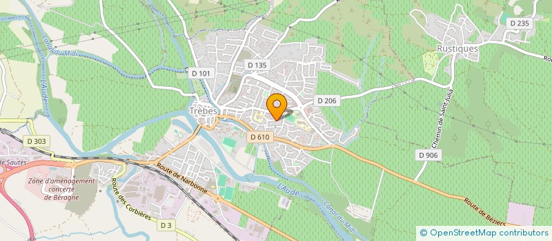 localisation de l'entreprise MONSIEUR CLEMENT NOVELLO  TREBES