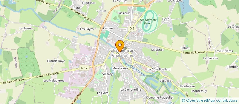 localisation de l'entreprise MONSIEUR CLEMENT OBERLIN  CHATILLON-SUR-CHALARONNE