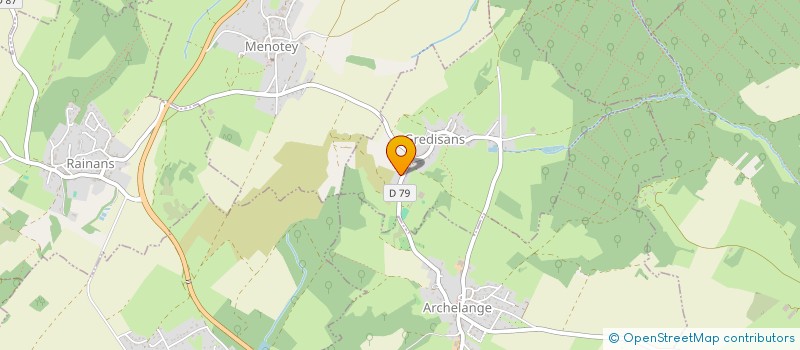 localisation de l'entreprise MONSIEUR CLEMENT ODILLE  GREDISANS