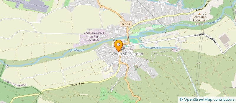 localisation de l'entreprise MONSIEUR CLEMENT OURS  VINON-SUR-VERDON