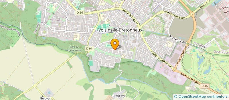 localisation de l'entreprise MONSIEUR CLEMENT OZOUT à VOISINS-LE-BRETONNEUX