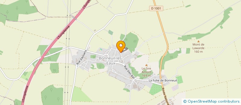 localisation de l'entreprise MONSIEUR CLEMENT PAGE  BONNEUIL-LES-EAUX