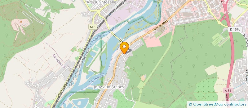 localisation de l'entreprise MONSIEUR CLEMENT PAGLIA  JOUY-AUX-ARCHES