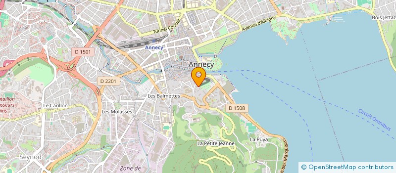 localisation de l'entreprise MONSIEUR CLEMENT PALOUS à ANNECY