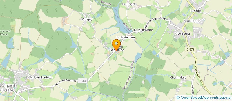 localisation de l'entreprise MONSIEUR CLEMENT PALTHEY à SAINT-VINCENT-EN-BRESSE