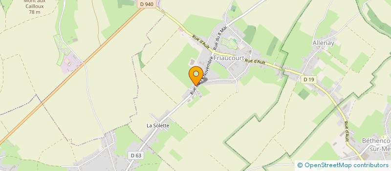 localisation de l'entreprise MONSIEUR CLEMENT PARIS à FRIAUCOURT