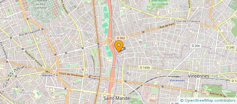 localisation de l'entreprise MONSIEUR CLEMENT PAROT à MONTREUIL