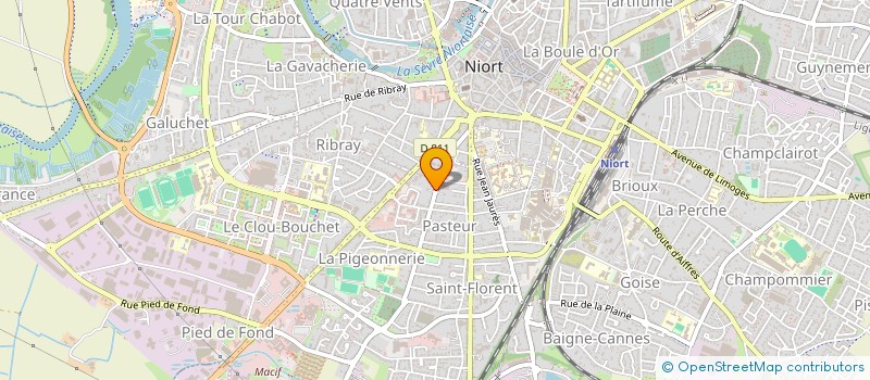 localisation de l'entreprise MONSIEUR CLEMENT PARTHENAY  NIORT