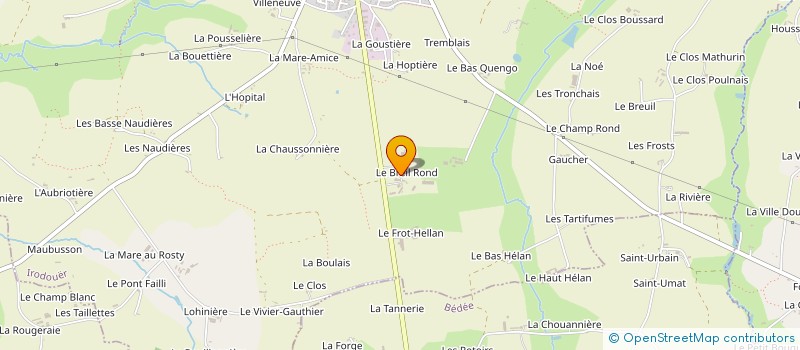 localisation de l'entreprise MONSIEUR CLEMENT PASDELOU  IRODOUER