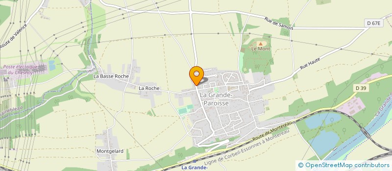 localisation de l'entreprise MONSIEUR CLEMENT PASQUIER  LA GRANDE-PAROISSE